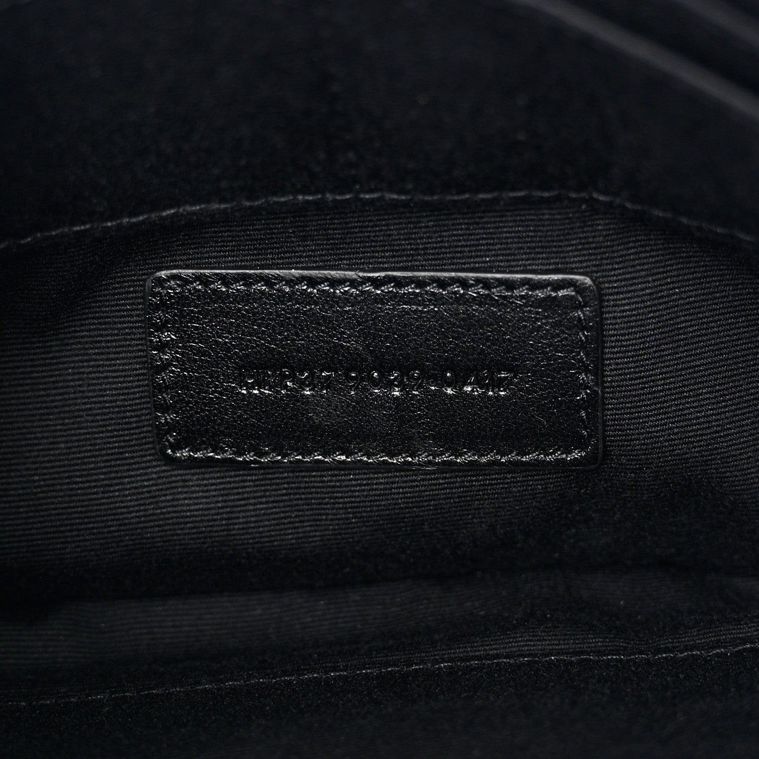 Saint Laurent Calfskin Matelasse Chevron Monogram A5 Wristlet Earth 7 of 7