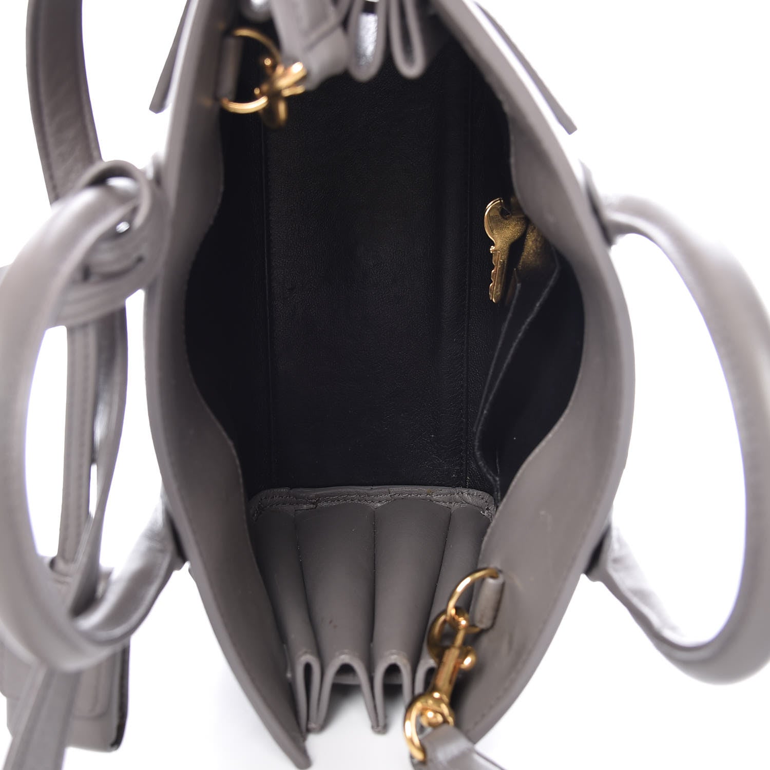 Saint Laurent Calfskin Nano Sac De Jour Fog 5 of 18
