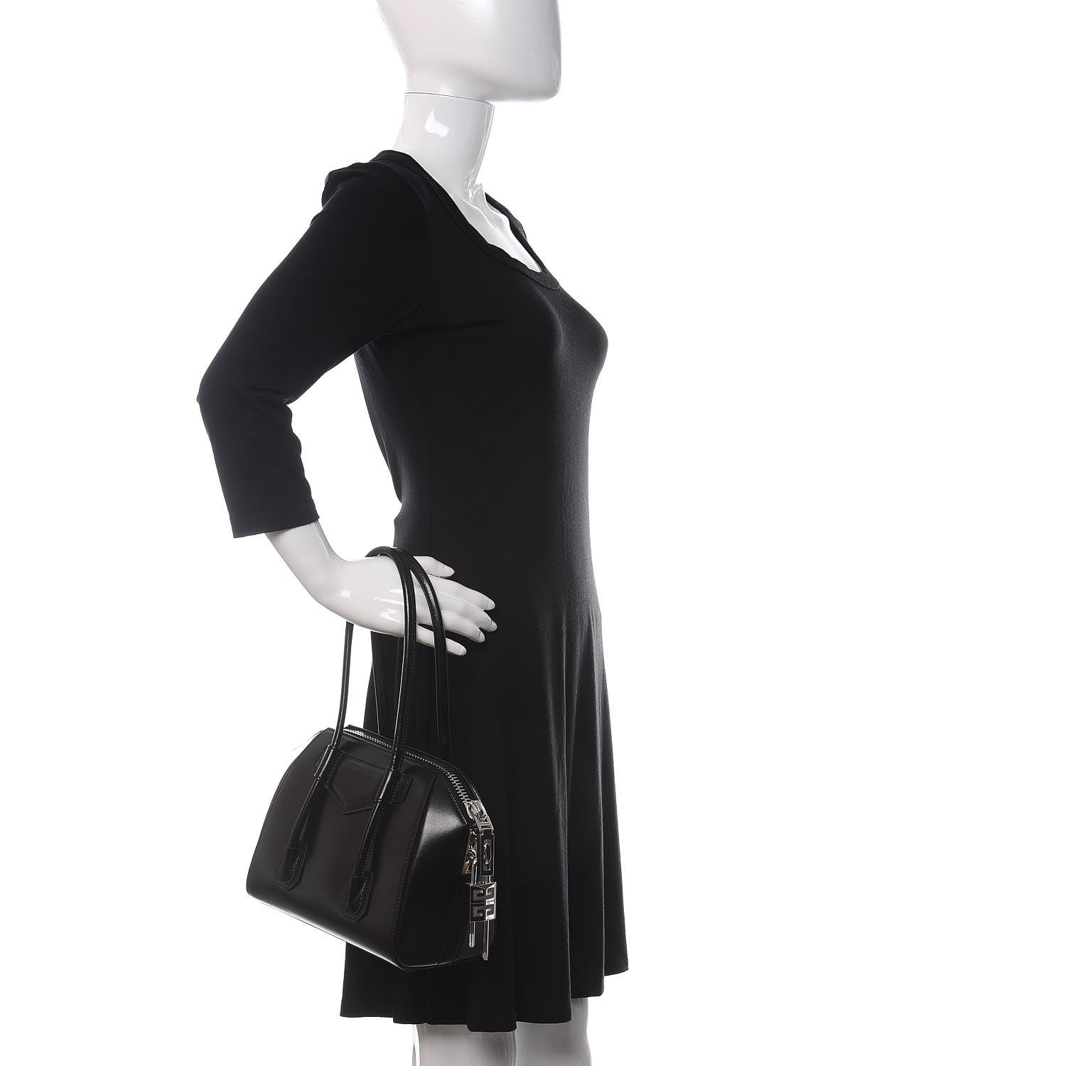 Givenchy Box Calfskin Mini Lock Antigona Black 2 of 10
