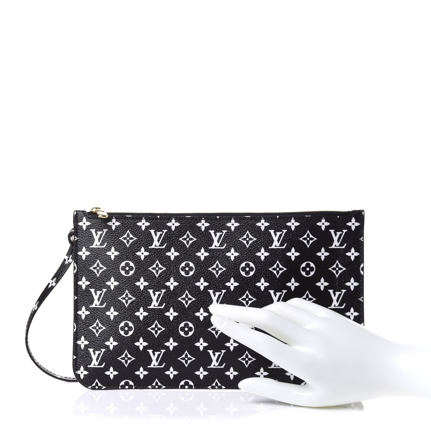Louis Vuitton Monogram Giant Jungle Neverfull MM GM Pochette Black 2 of 9