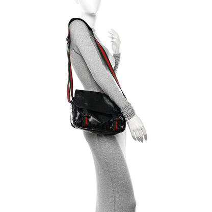 Gucci GG Crystal Messenger Bag Black 2 of 9