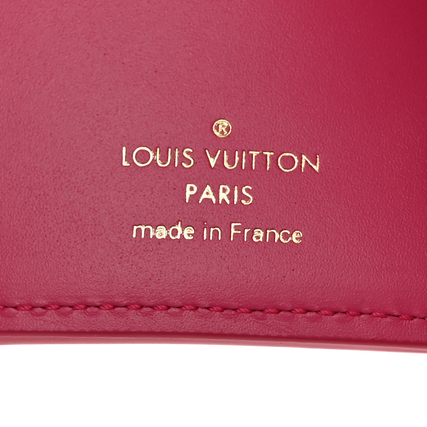 Calfskin Nanogram Embossed Victorine Wallet Rose