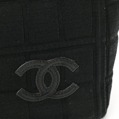 Chanel Jersey Quilted Crossbody Bag Black 8 of 10