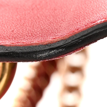 Gucci GG Supreme Monogram Calfskin Medium Padlock Shoulder Bag Beige Hibiscus Red New Rosette 12 of 16