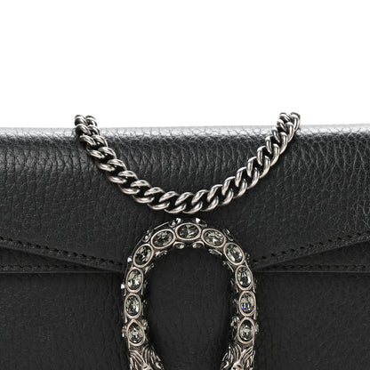 Gucci Calfskin Super Mini Dionysus Shoulder Bag Black 7 of 10