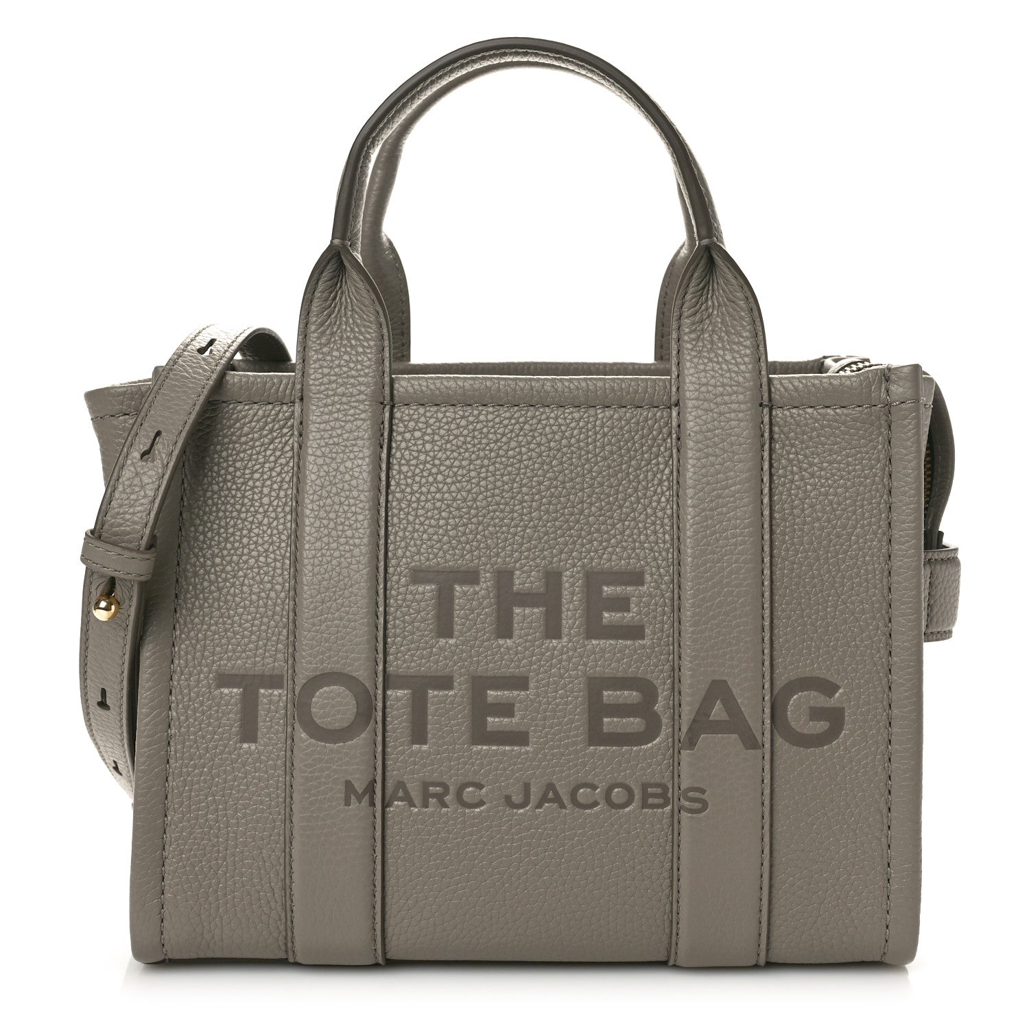 Marc Jacobs Grained Calfskin Small The Tote Bag Cement 1 of 10