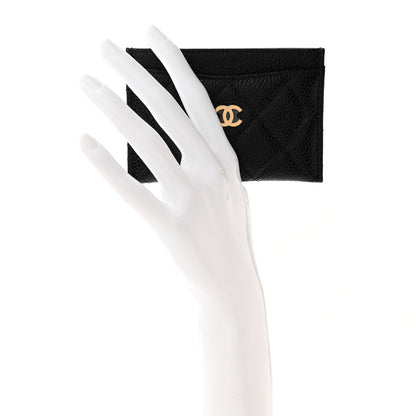 Chanel Caviar Quilted Card Holder Black 2 of 10