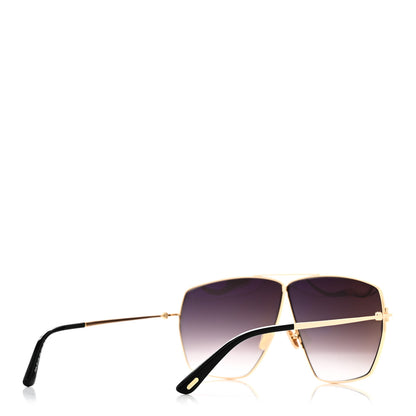 Tom Ford Metal Stella Aviator Sunglasses TF1185 Gold 4 of 6