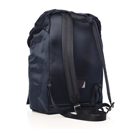 Prada Satin Double Buckle Backpack Dark Blue 3 of 11