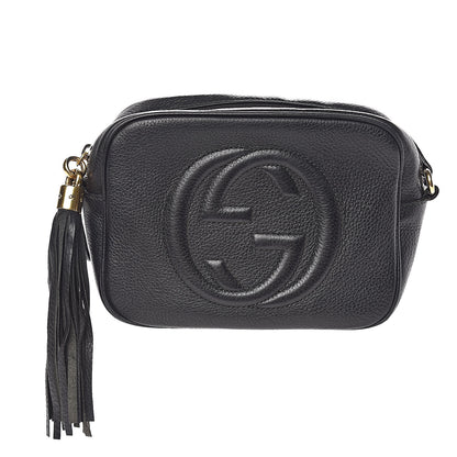 Gucci Pebbled Calfskin Small Soho Disco Bag Black 1 of 13
