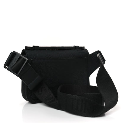 Louis Vuitton Taurillon Monogram S Lock Sling Bag Black 3 of 8