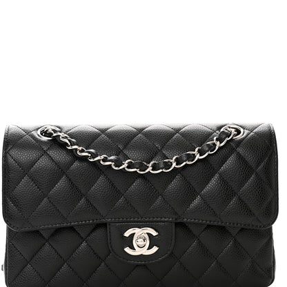 Chanel Caviar Quilted Small Double Flap Black 8 of 13