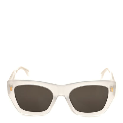 Fendi Acetate Fendi Roma Square Sunglasses FE40100I White 4 of 7