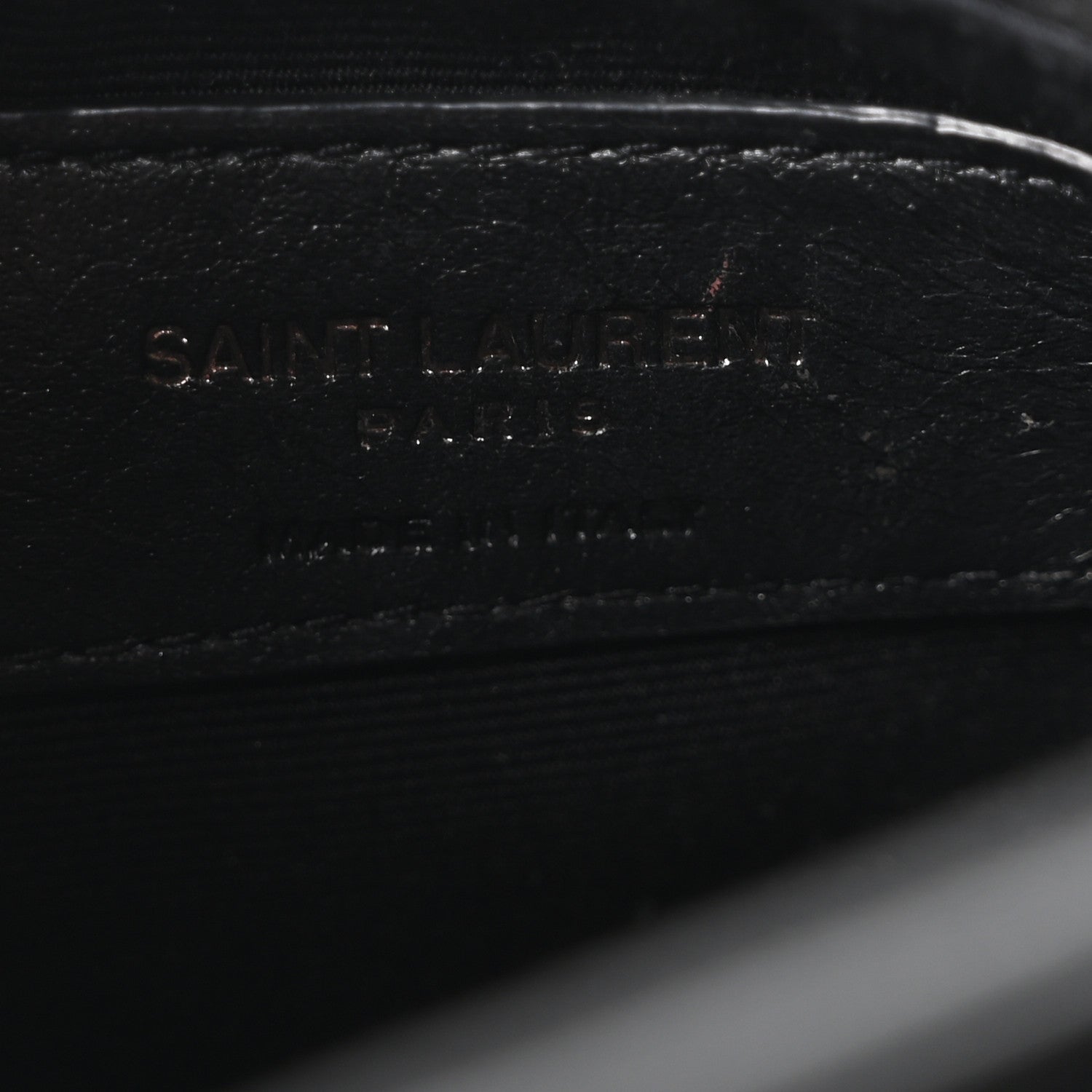 Saint Laurent Lambskin Quilted Mini Becky Chain Bag Black 6 of 10