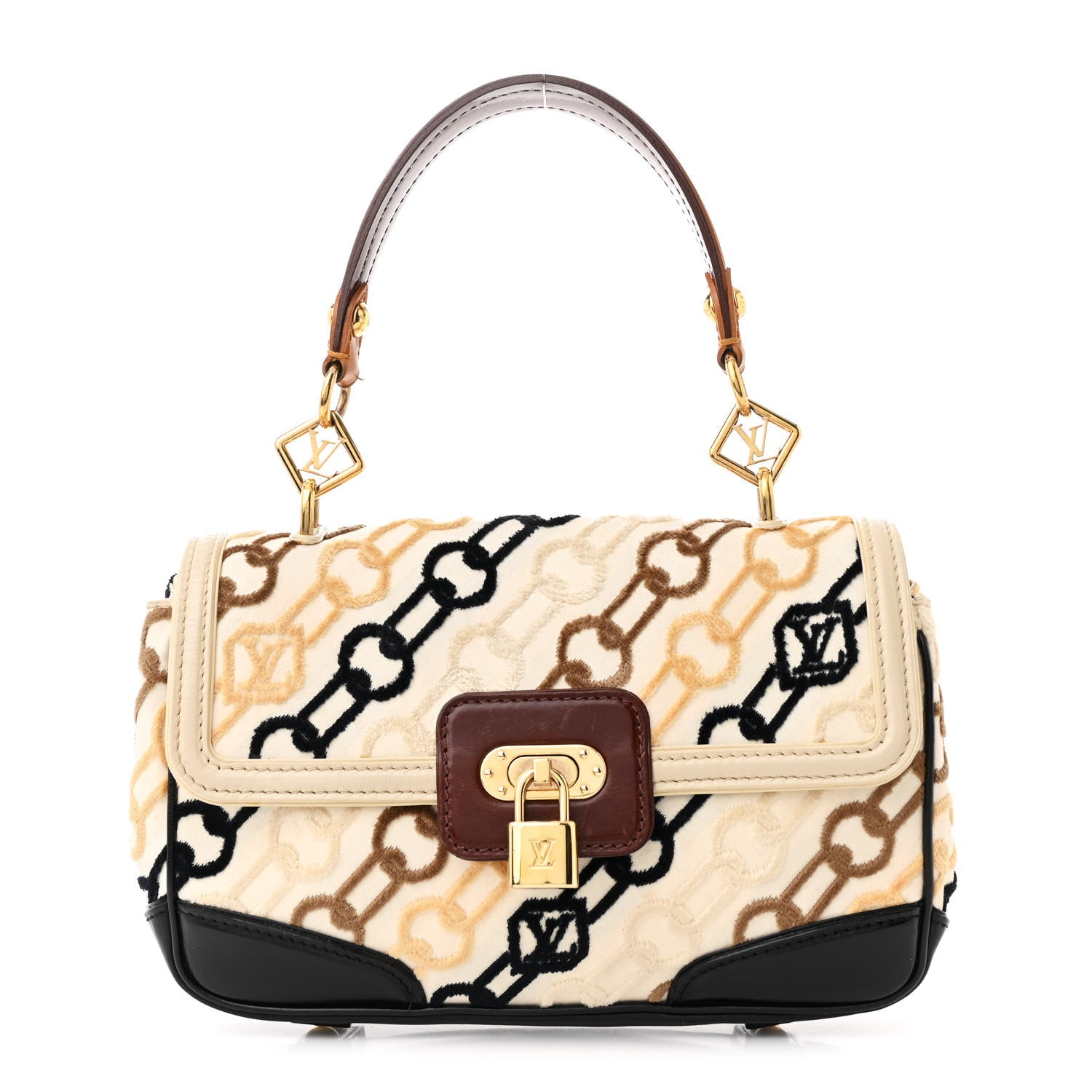 Louis Vuitton Velvet Chains Dolly Beige 1 of 11