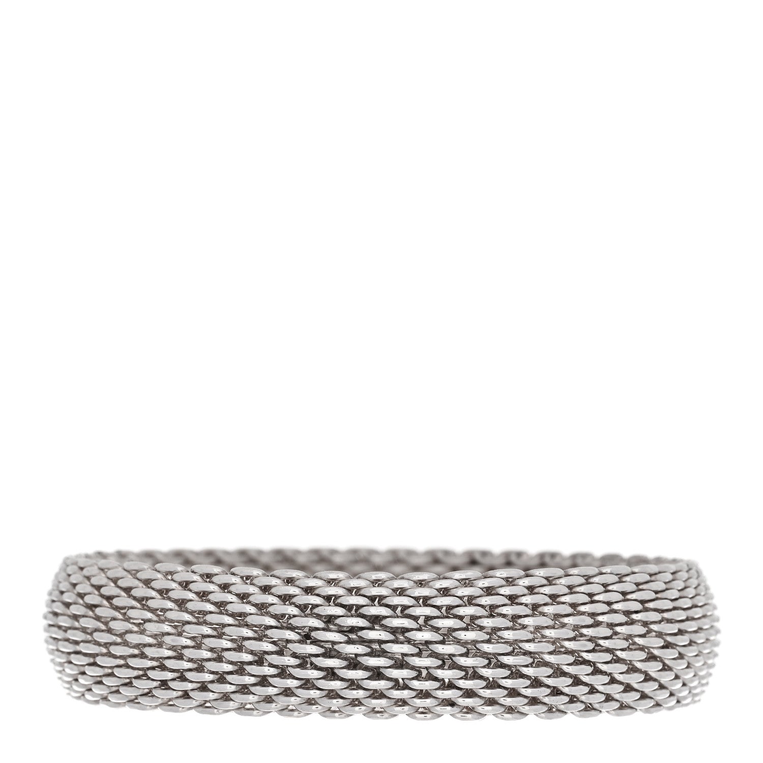 Tiffany Sterling Silver Somerset Mesh Bracelet 2 of 4