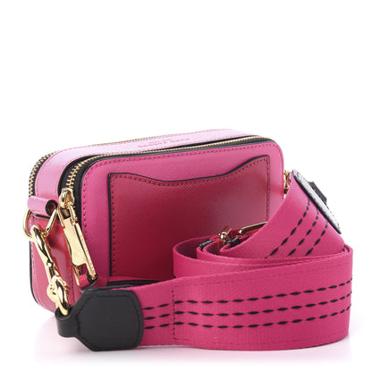 Marc Jacobs Saffiano Small Snapshot Camera Bag Pink 3 of 11