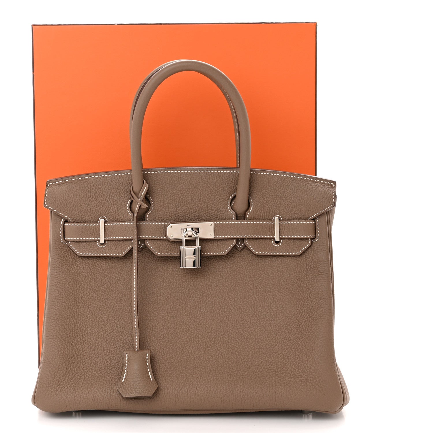 Hermes Togo Birkin 30 Etoupe 11 of 11