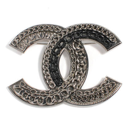 Chanel Chain CC Brooch Silver 1 of 4