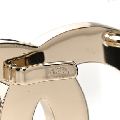 Chanel Lambskin Ruched CC Belt 80 32 Black 4 of 4