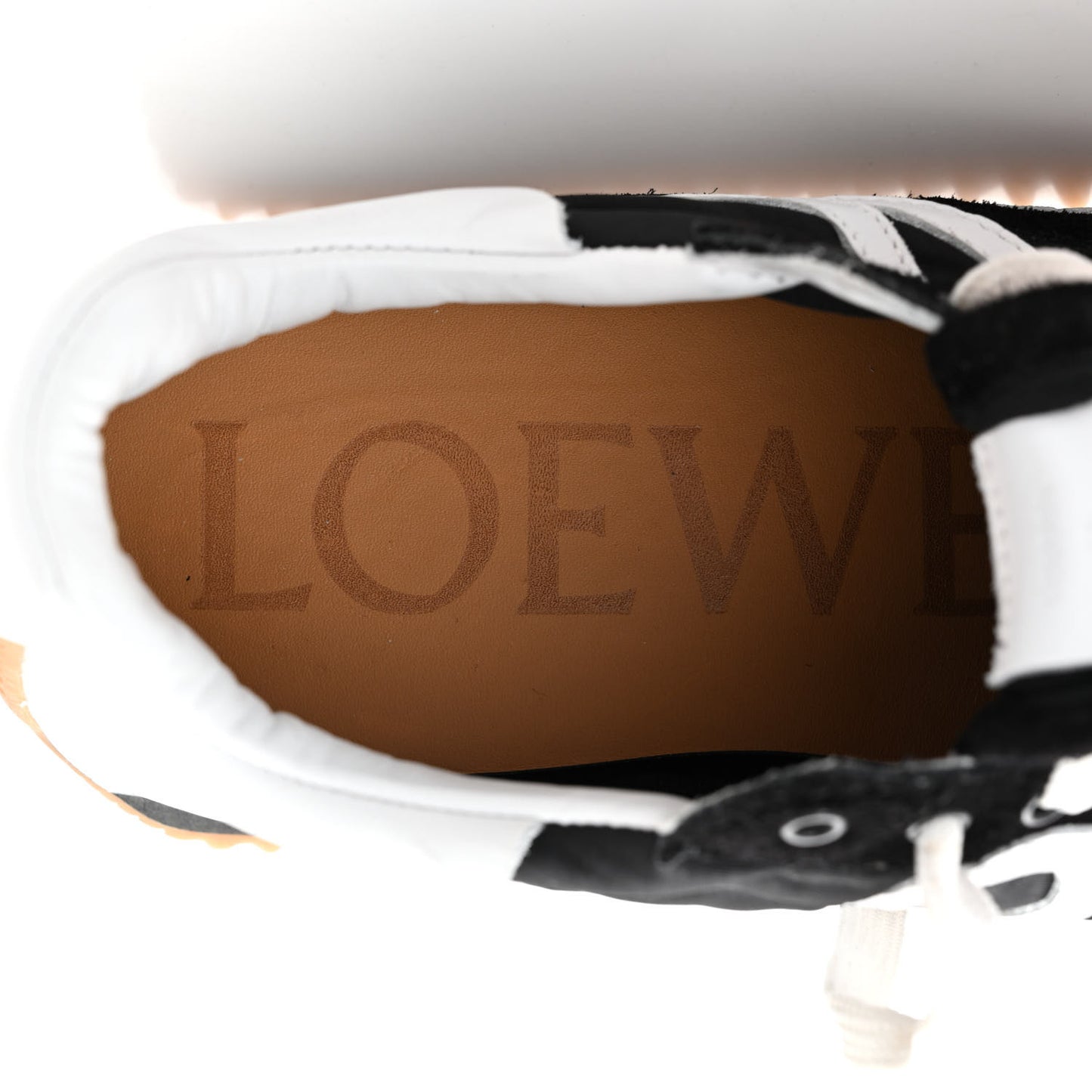 Nylon Suede Flow Runners Sneakers 40 Black