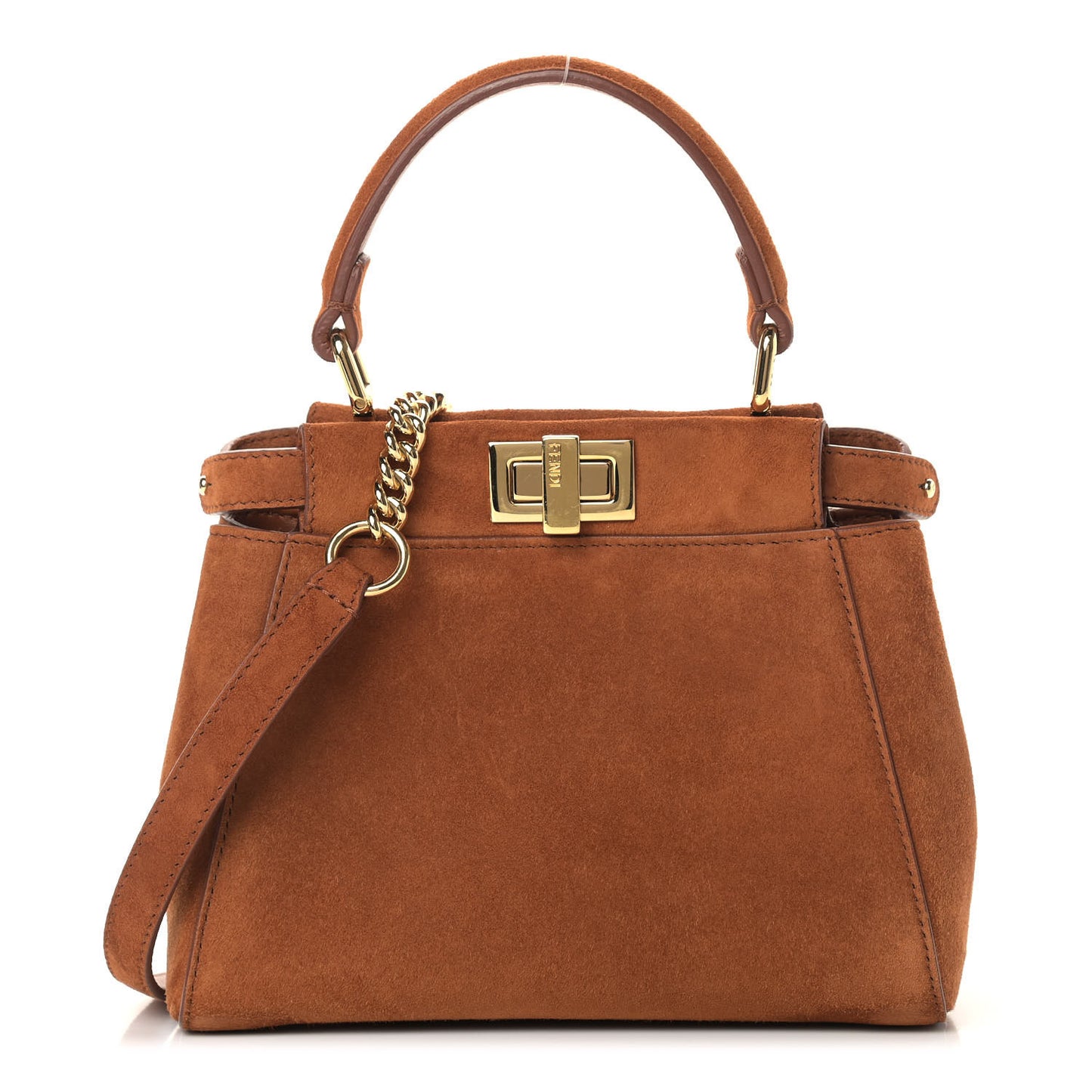 Chamois XS Peekaboo Iconic Satchel Cuoio
