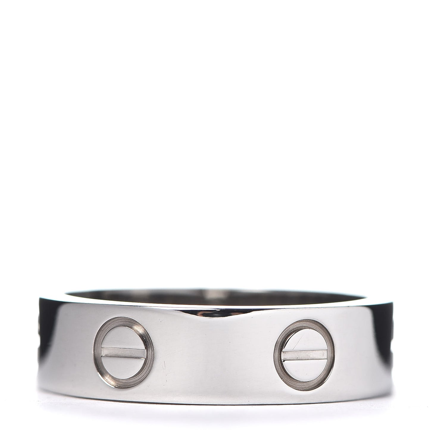 18K White Gold 5.5mm LOVE Ring 56 7.5