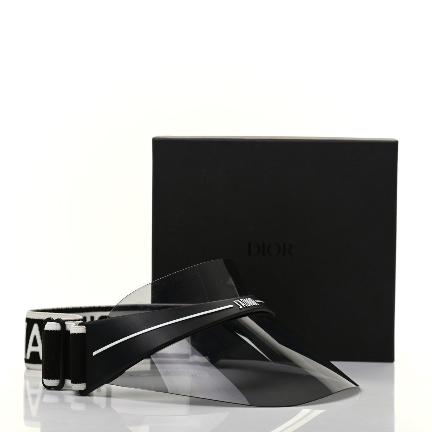 Mirrored DiorClub1 Sun Visor Black