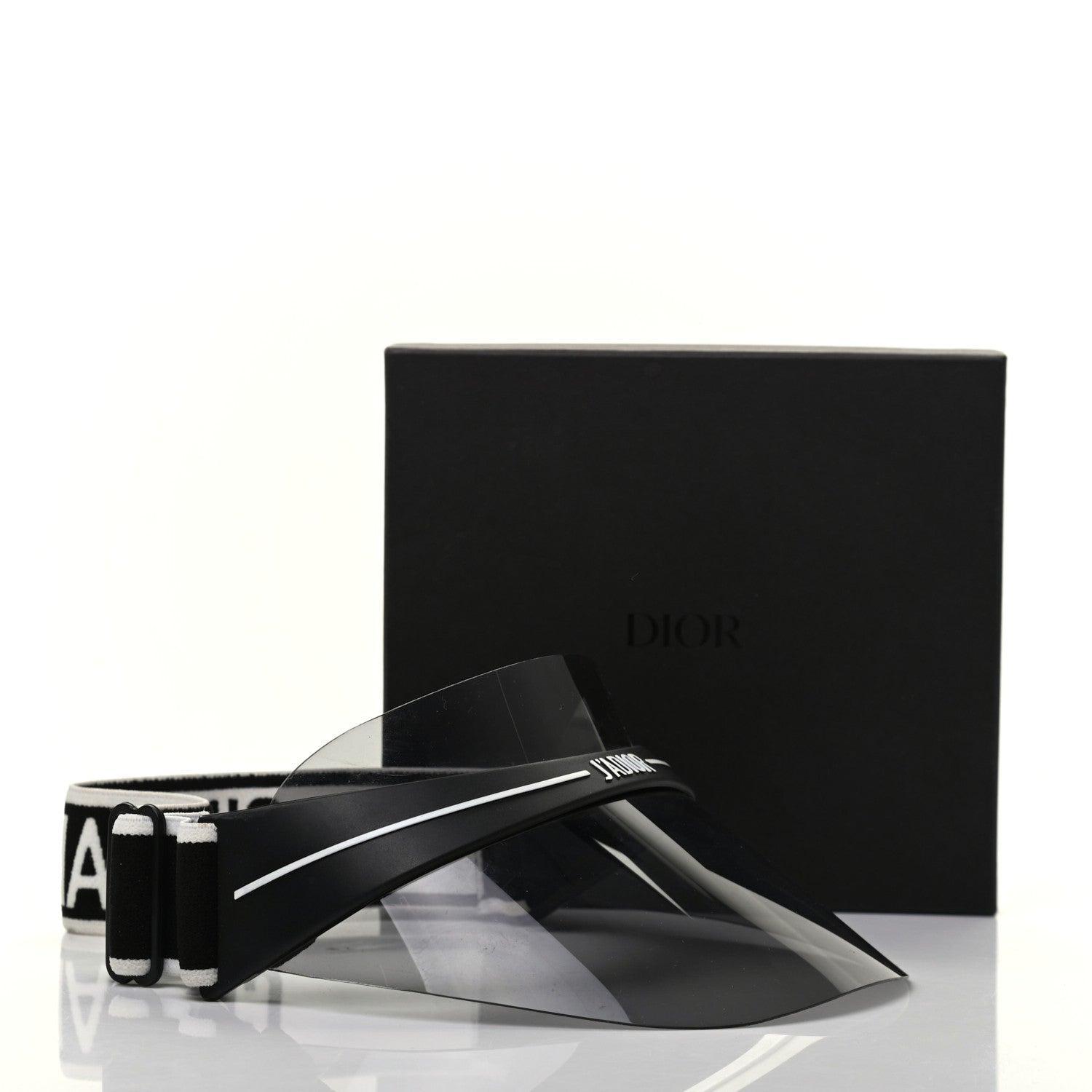 Christian Dior Mirrored DiorClub1 Sun Visor Black 8 of 8