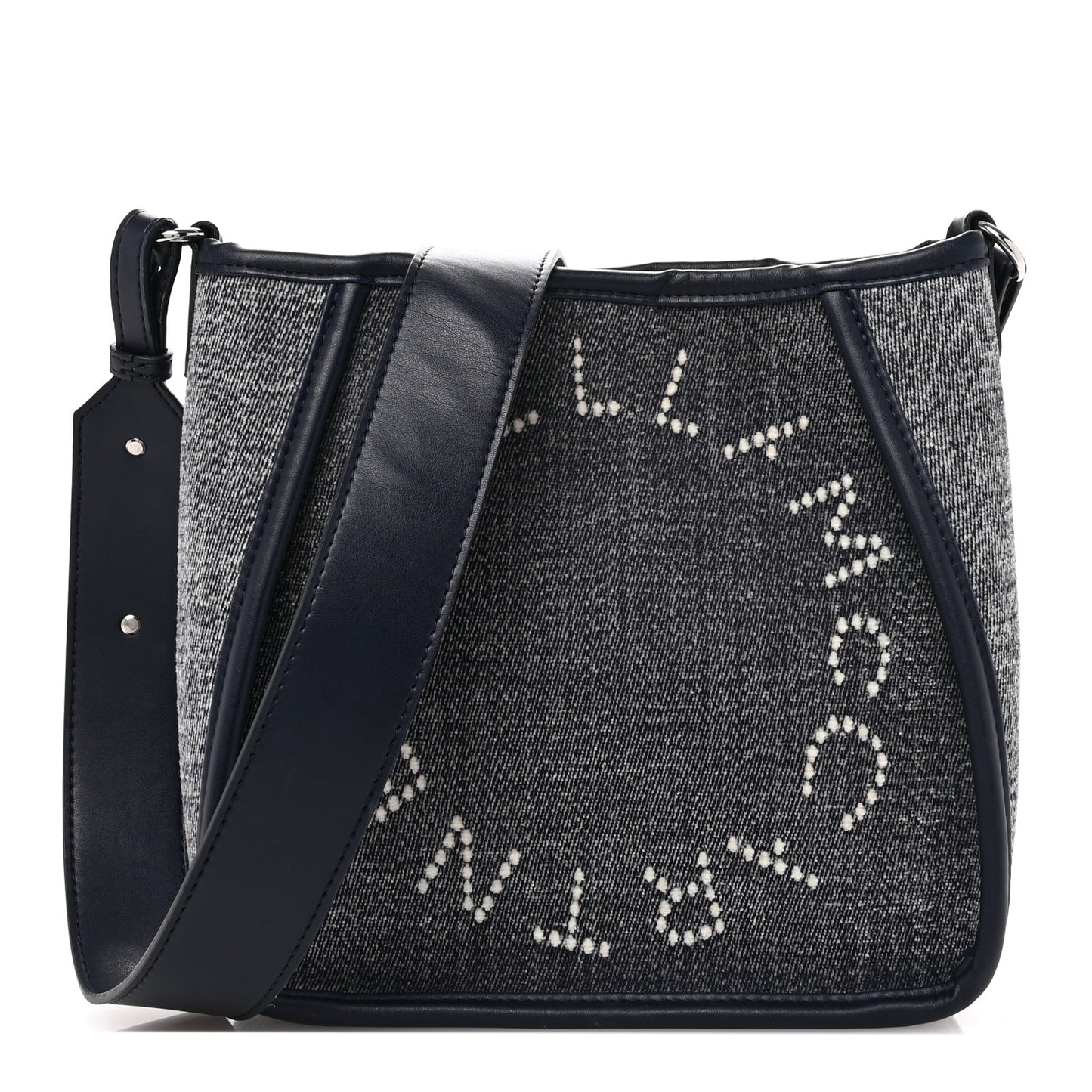 Eco Alter Denim Logo Mini Crossbody Blue