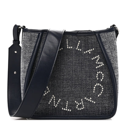 Stella McCartney Eco Alter Denim Logo Mini Crossbody Blue 1 of 11
