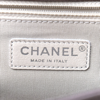 Chanel Washed Lambskin Quilted Chain Around Maxi Flap Brown 6 of 9