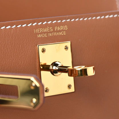 Hermes Swift Kelly Jump Backpack Gold 6 of 11