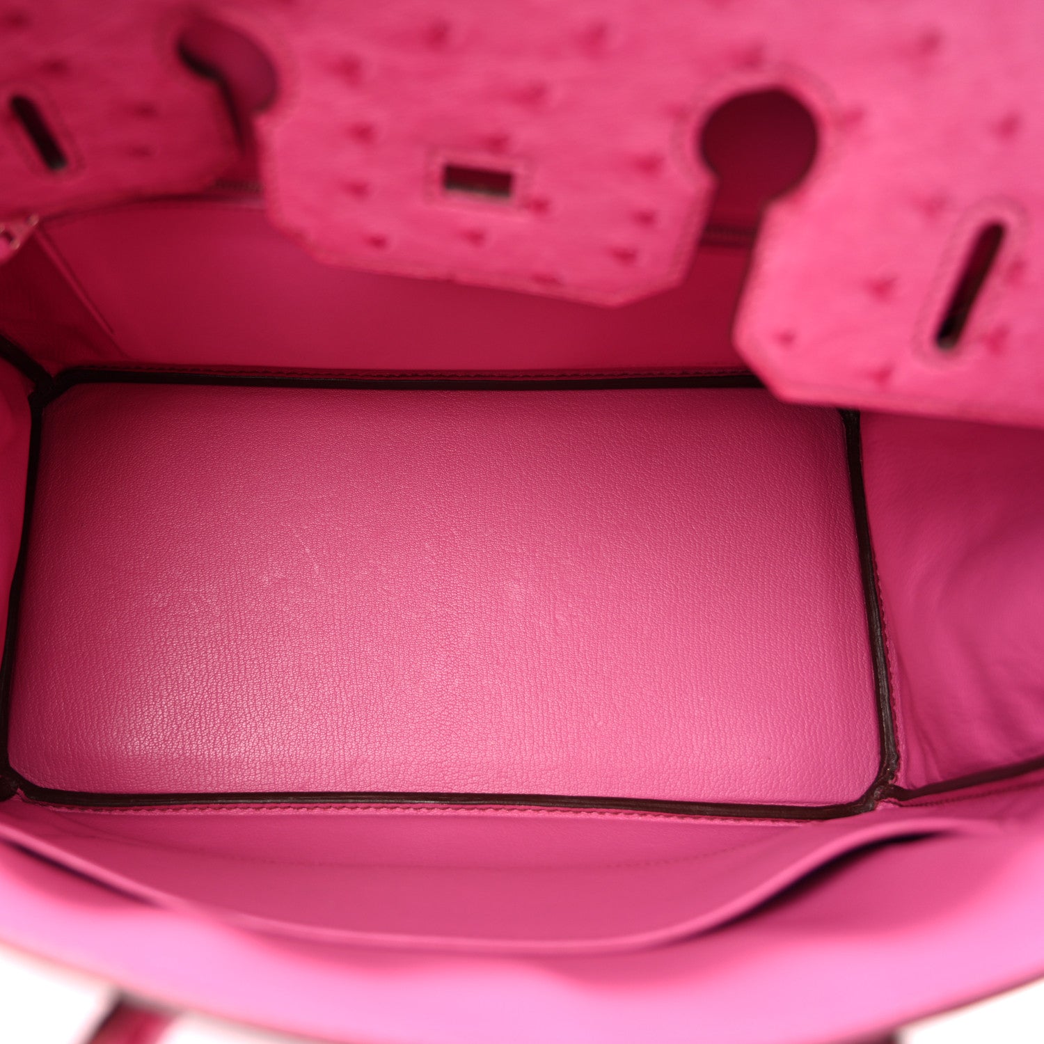 Hermes Ostrich Birkin 35 Fuchsia 5 of 17
