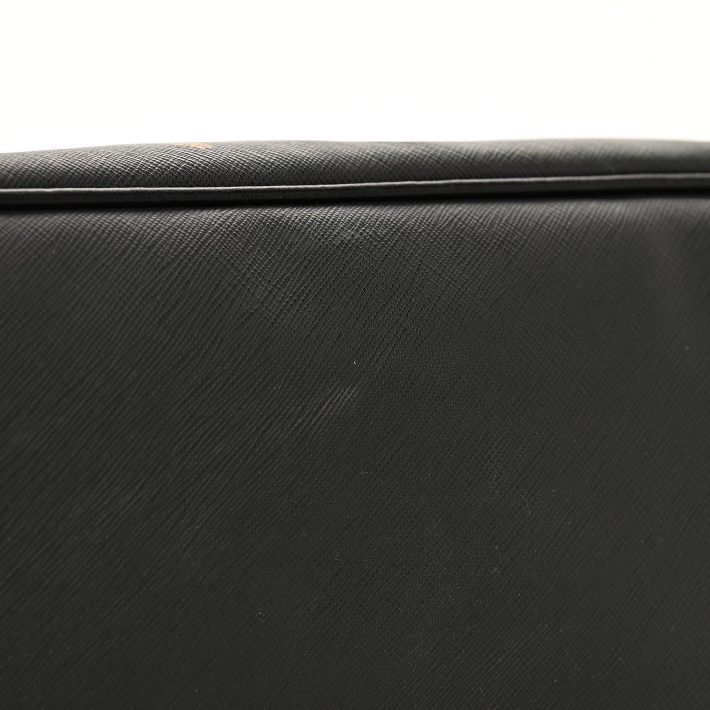 Textured Coated Canvas Bambi Print Large Antigona Tote Black