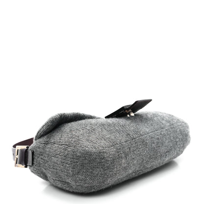 Fendi Knit Baguette Dark Grey 4 of 10