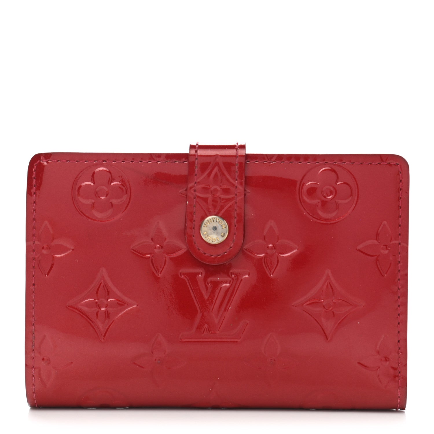Louis Vuitton Vernis French Purse Wallet Pomme d'Amour 1 of 8