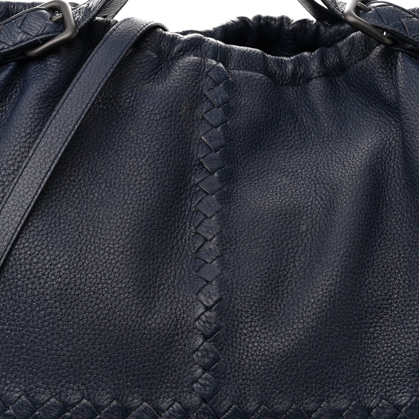 Cervo Intrecciato Brick Tote Ebano