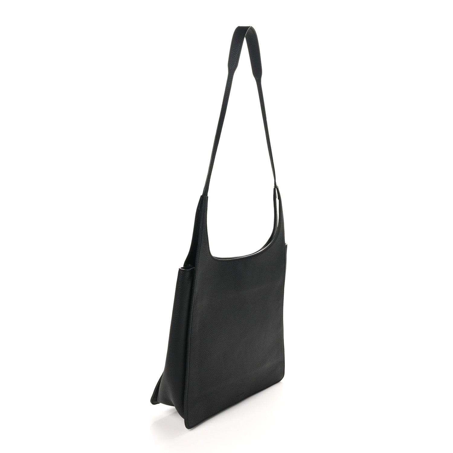 The Row Grained Calfskin Jules Bag Black 3 of 9