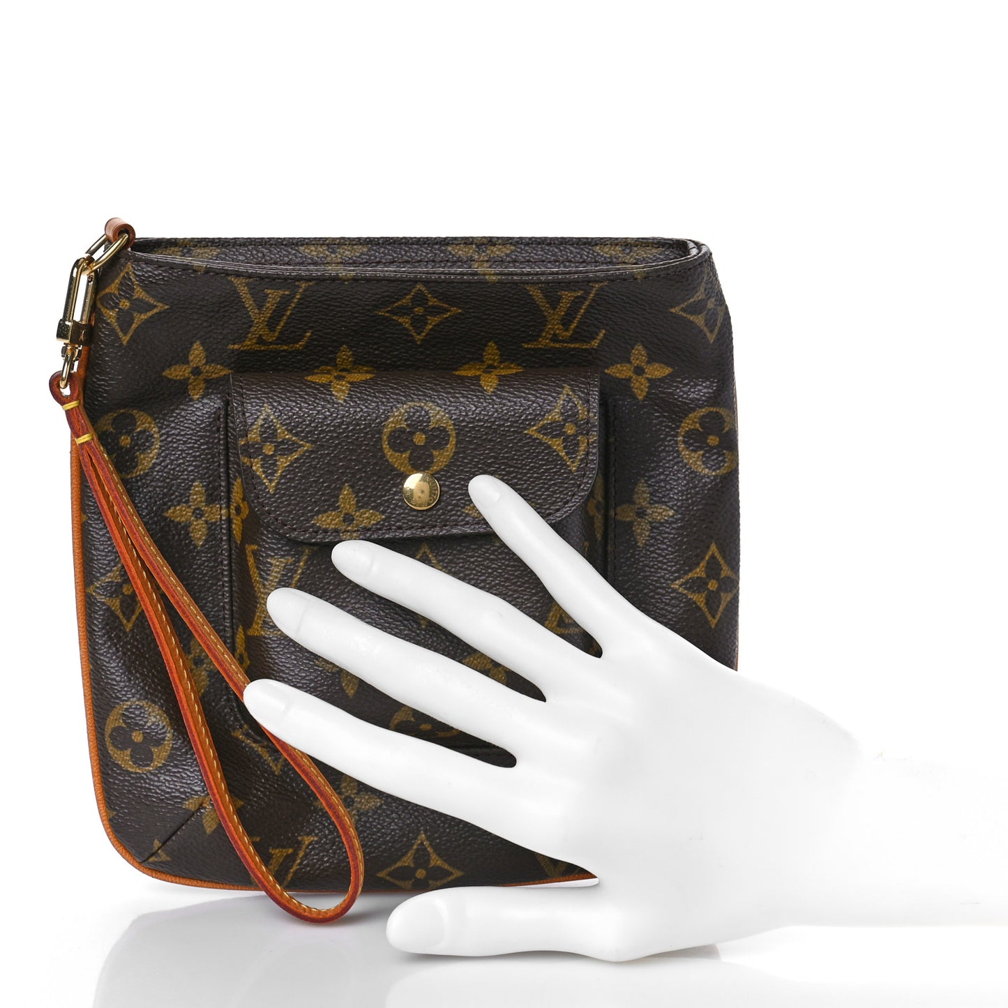 Monogram Partition Wristlet
