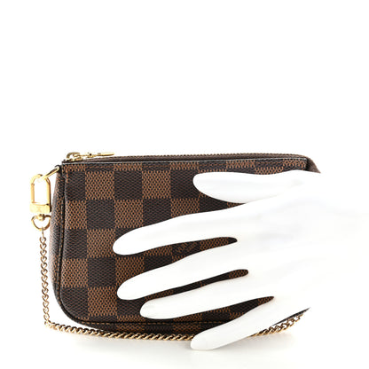 Louis Vuitton Damier Ebene Mini Pochette Accessories 2 of 9