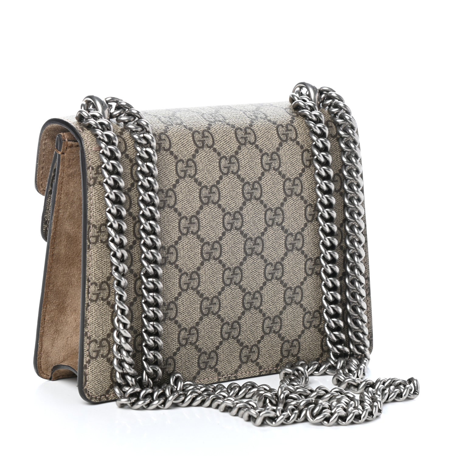 Gucci GG Supreme Monogram Mini Dionysus Shoulder Bag Taupe 3 of 9