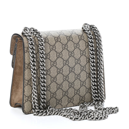 Gucci GG Supreme Monogram Mini Dionysus Shoulder Bag Taupe 3 of 9