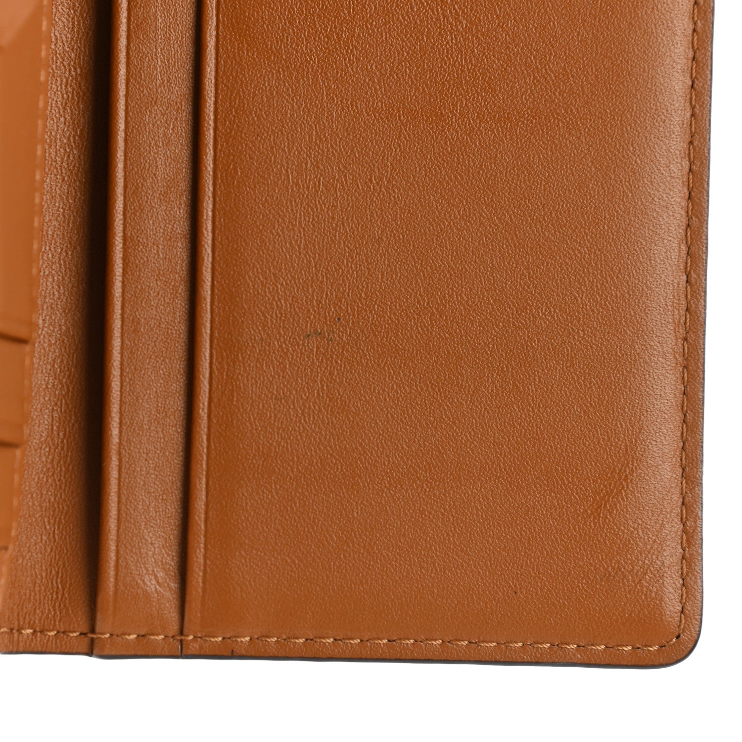 MCM Visetos Mini Two Fold Card Wallet Cognac 7 of 8