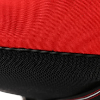 Christian Dior Calfskin Nylon Motion Backpack Red Black 10 of 12