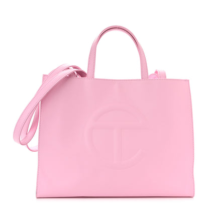 Telfar Vegan Leather Medium Shopping Bag Bubblegum 1 of 10