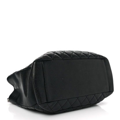 Chanel Caviar Quilted Grand Shopping Tote GST Black 4 of 7
