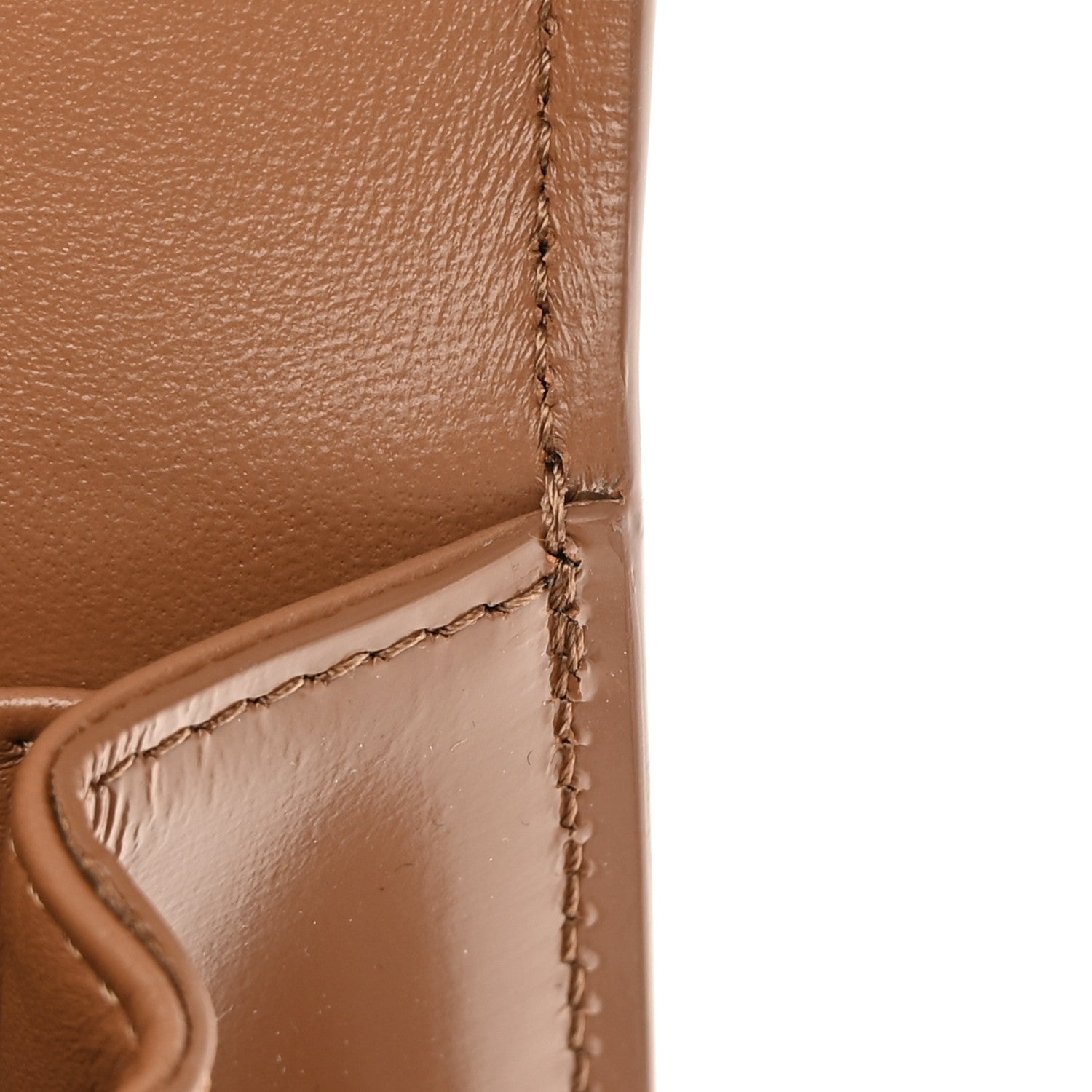 Celine Shiny Calfskin Medium Triomphe Bronze 13 of 14