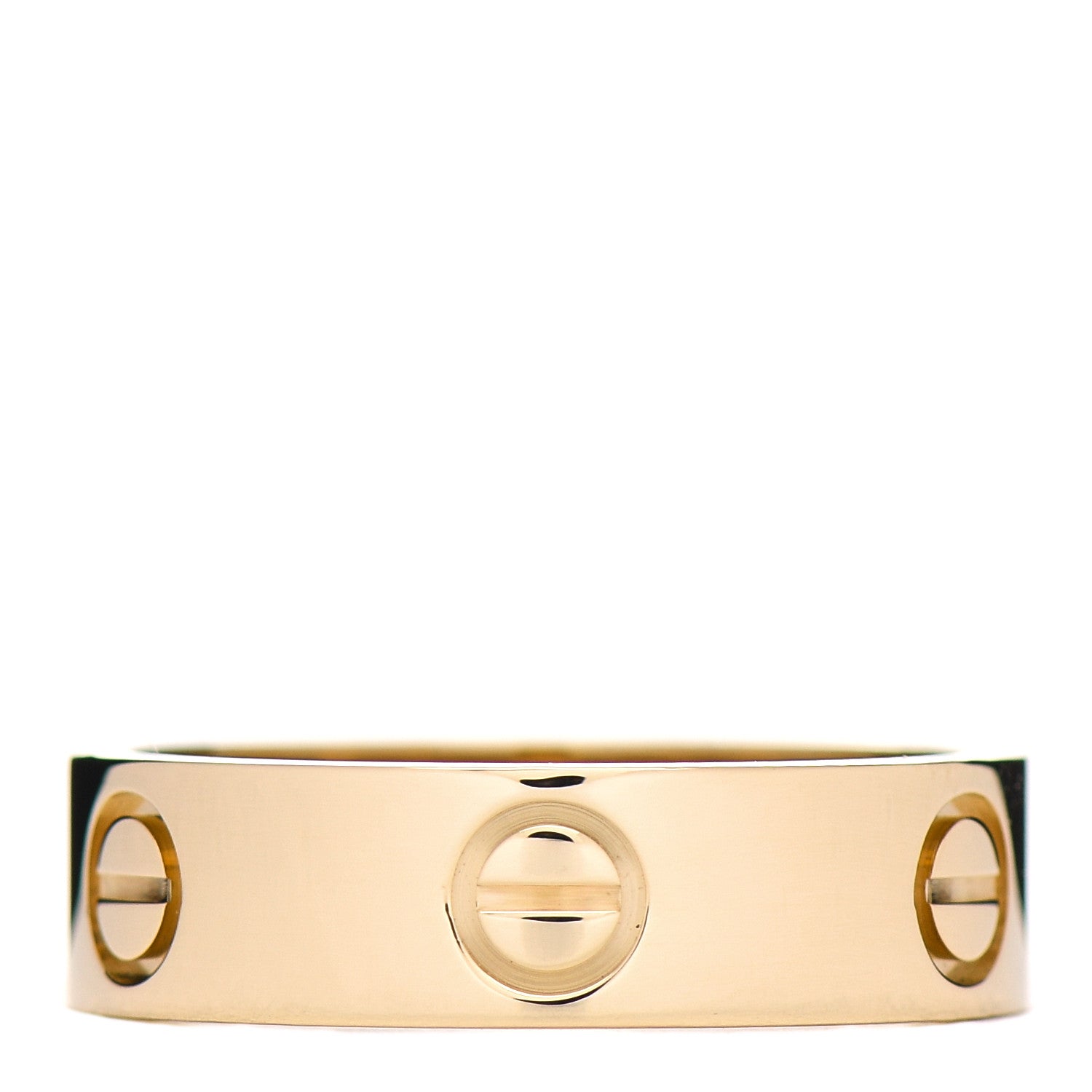 Cartier 18K Yellow Gold 5.5mm LOVE Ring 55 7.25 1 of 5