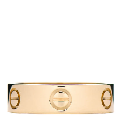 Cartier 18K Yellow Gold 5.5mm LOVE Ring 55 7.25 1 of 5